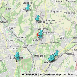 Mappa Via IV Novembre, 20855 Lesmo MB, Italia (2.47182)
