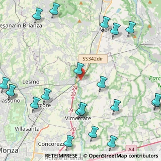 Mappa Via Leonardo Da Vinci, 20866 Carnate MB, Italia (6.171)