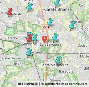 Mappa Colombo Stampa, 20831 Seregno MB, Italia (2.01833)