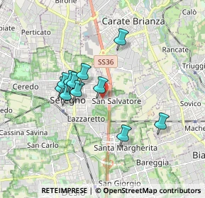 Mappa Colombo Stampa, 20831 Seregno MB, Italia (1.45182)