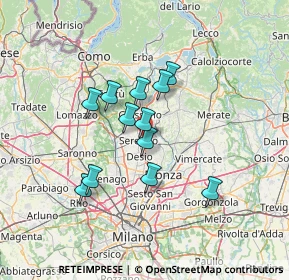 Mappa Colombo Stampa, 20831 Seregno MB, Italia (10.65417)
