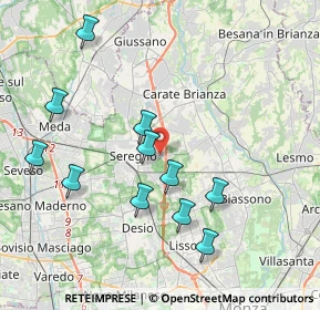 Mappa Colombo Stampa, 20831 Seregno MB, Italia (3.98273)