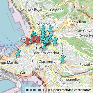 Mappa Università degli Studi di Trieste, 34129 Trieste TS, Italia (0.5045)