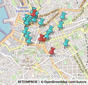 Mappa Via S. Lazzaro, 34125 Trieste TS, Italia (0.437)