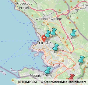 Mappa Via S. Lazzaro, 34125 Trieste TS, Italia (6.12417)