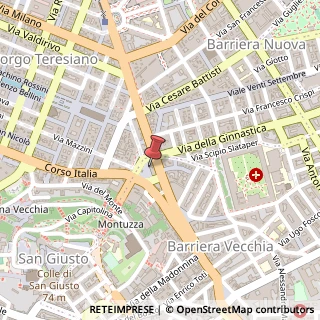 Mappa Piazza Carlo Goldoni, 5, 34121 Trieste, Trieste (Friuli-Venezia Giulia)