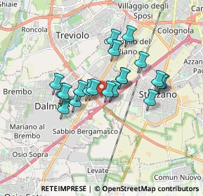 Mappa Via Friuli, 24044 Dalmine BG, Italia (1.3645)