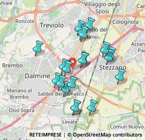 Mappa Via Friuli, 24044 Dalmine BG, Italia (1.6145)