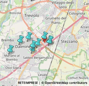 Mappa Via Friuli, 24044 Dalmine BG, Italia (1.74727)