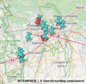 Mappa Via Friuli, 24044 Dalmine BG, Italia (6.37583)