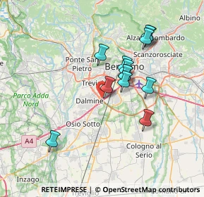 Mappa Via Friuli, 24044 Dalmine BG, Italia (6.07923)