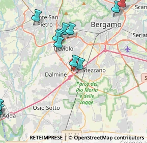 Mappa Via Friuli, 24044 Dalmine BG, Italia (5.11692)