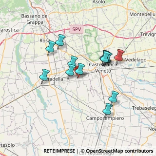 Mappa Via Trento, 35018 San Martino di Lupari PD, Italia (6.27538)