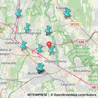 Mappa Via Como, 21058 Solbiate Olona VA, Italia (4.31538)