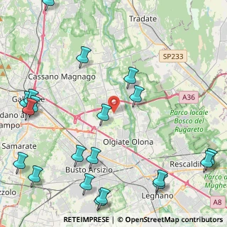 Mappa Via Como, 21058 Solbiate Olona VA, Italia (6.139)