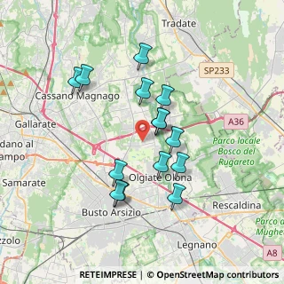 Mappa Via Como, 21058 Solbiate Olona VA, Italia (3.13929)