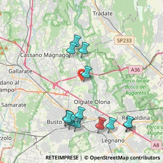 Mappa Via Como, 21058 Solbiate Olona VA, Italia (4.61154)