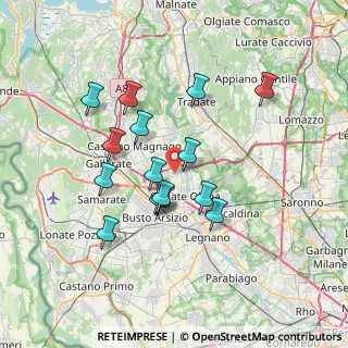 Mappa Via Como, 21058 Solbiate Olona VA, Italia (6.21933)