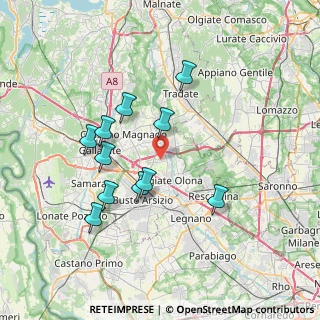 Mappa Via Como, 21058 Solbiate Olona VA, Italia (6.73818)
