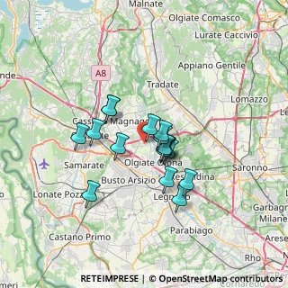 Mappa Via Como, 21058 Solbiate Olona VA, Italia (4.9525)