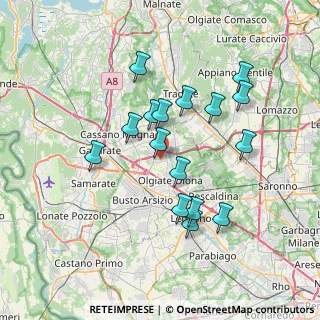 Mappa Via Como, 21058 Solbiate Olona VA, Italia (6.58938)