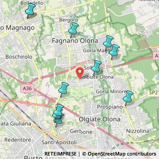 Mappa Via Como, 21058 Solbiate Olona VA, Italia (2.54455)