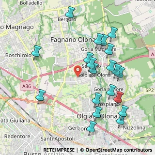 Mappa Via Como, 21058 Solbiate Olona VA, Italia (2.229)