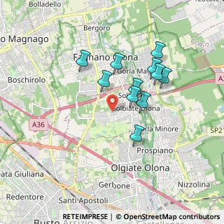 Mappa Via Como, 21058 Solbiate Olona VA, Italia (1.51455)