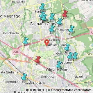 Mappa Via Como, 21058 Solbiate Olona VA, Italia (2.39125)