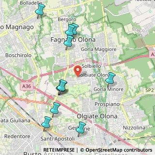 Mappa Via Como, 21058 Solbiate Olona VA, Italia (2.29545)