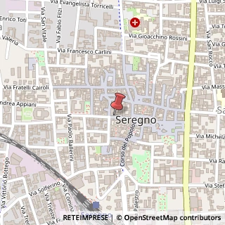 Mappa Via Umberto I, 30, 20831 Seregno, Monza e Brianza (Lombardia)