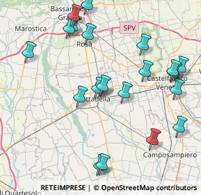 Mappa Via S. Giovanni, 35013 Cittadella PD, Italia (9.207)