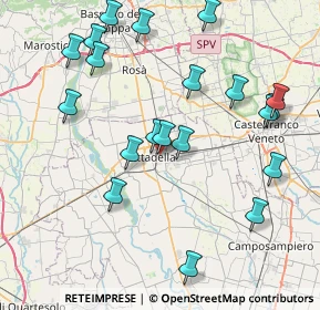 Mappa Via S. Giovanni, 35013 Cittadella PD, Italia (8.755)