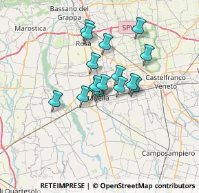 Mappa Via S. Giovanni, 35013 Cittadella PD, Italia (4.72438)
