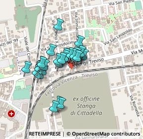 Mappa Via S. Giovanni, 35013 Cittadella PD, Italia (0.15172)