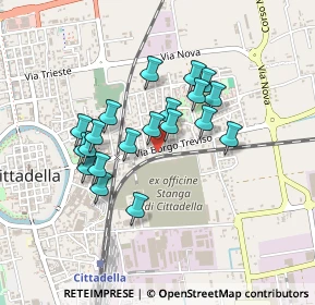 Mappa Via S. Giovanni, 35013 Cittadella PD, Italia (0.36)