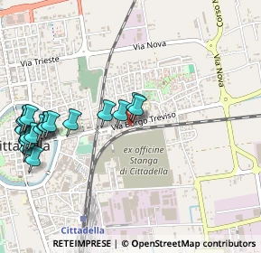 Mappa Via San Giovanni, 35013 Cittadella PD, Italia (0.6225)