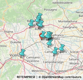 Mappa Via S. Giovanni, 35013 Cittadella PD, Italia (9.88846)