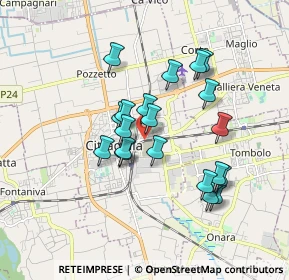 Mappa Via S. Giovanni, 35013 Cittadella PD, Italia (1.512)