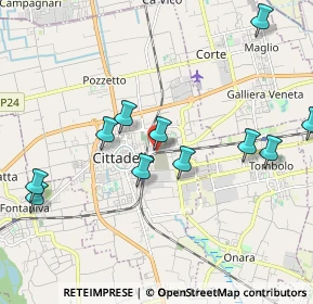 Mappa Via S. Giovanni, 35013 Cittadella PD, Italia (2.33333)