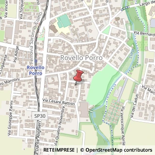 Mappa Via Generale Porro, 4, 22070 Rovello Porro, Como (Lombardia)