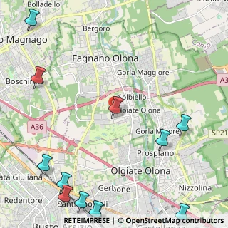 Mappa Via Genova, 21058 Solbiate Olona VA, Italia (3.3975)