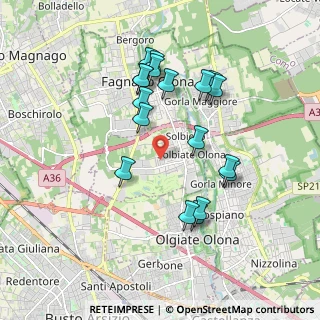 Mappa Via Genova, 21058 Solbiate Olona VA, Italia (1.75556)