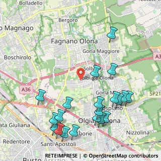 Mappa Via Genova, 21058 Solbiate Olona VA, Italia (2.516)