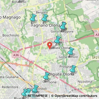 Mappa Via Genova, 21058 Solbiate Olona VA, Italia (3.07692)