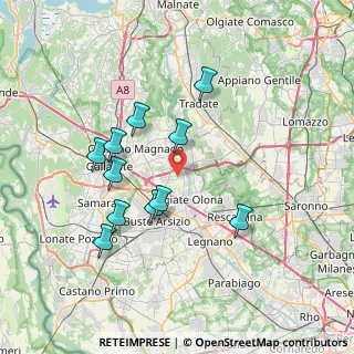 Mappa Via Genova, 21058 Solbiate Olona VA, Italia (6.77273)
