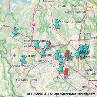 Mappa Via Genova, 21058 Solbiate Olona VA, Italia (9.251)