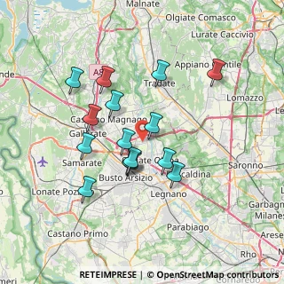 Mappa Via Genova, 21058 Solbiate Olona VA, Italia (6.23933)