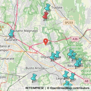 Mappa Via Genova, 21058 Solbiate Olona VA, Italia (6.52429)