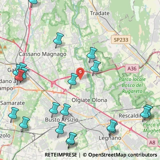 Mappa Via Genova, 21058 Solbiate Olona VA, Italia (6.1575)